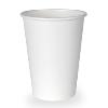 2342W Dixie Simply White Hot Paper Cup 12oz.