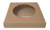30832 - JJMCHIP8 8X8X1.5 KRAFT PIE BOX WITH CELLO WINDOW 
