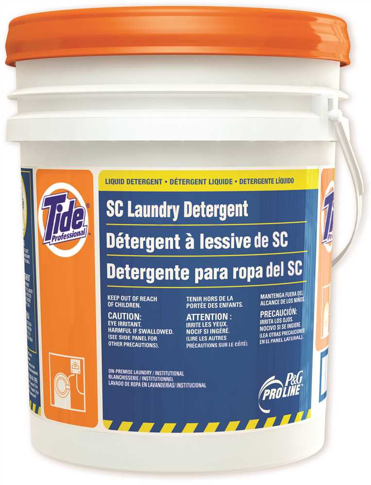 NexDay Supply 53530 P&G Pro Line Tide Professional SC Liquid Detergent