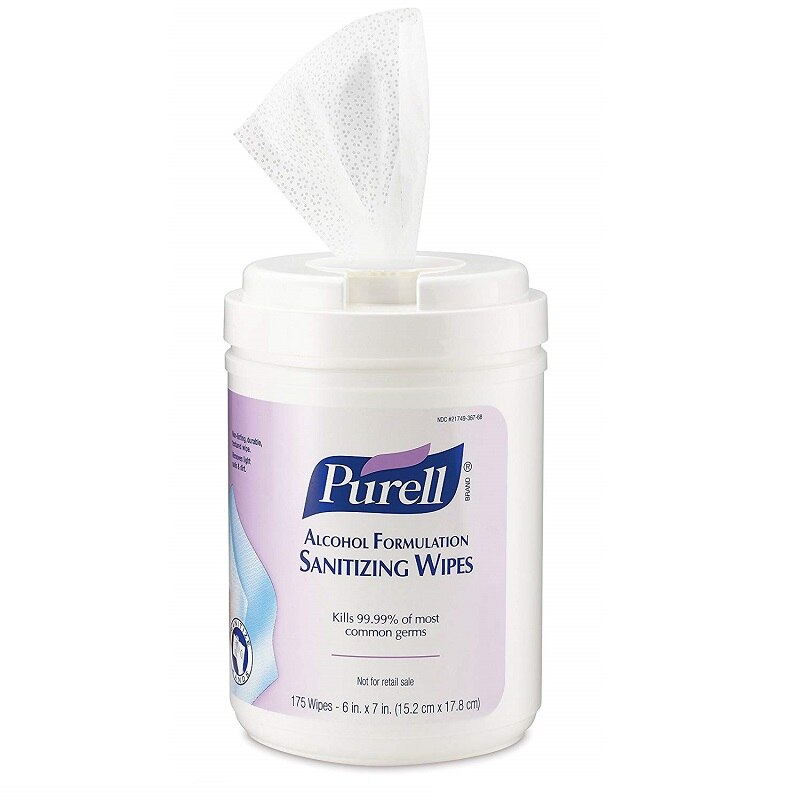 NexDay Supply 903106CAN00 PURELL Alcohol Hand Sanitizing Wipe, 175