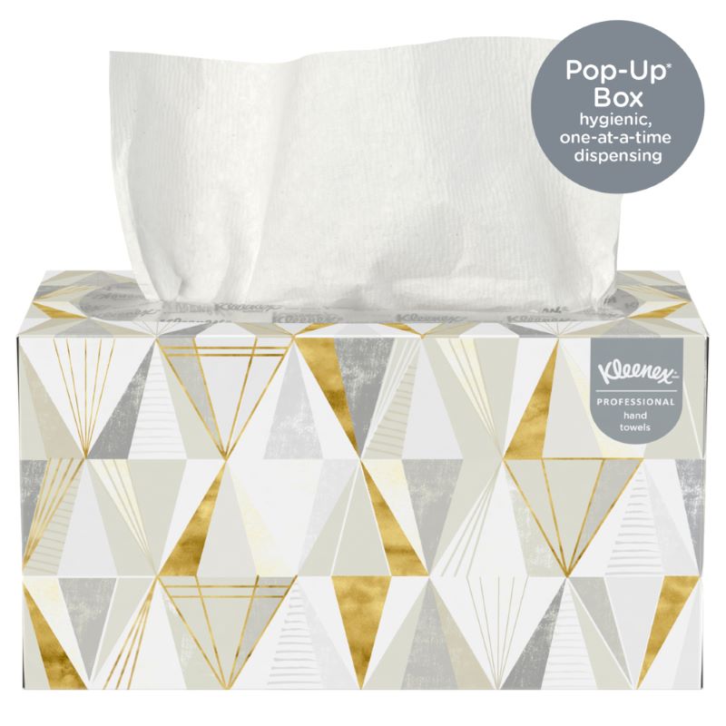 01701 Kleenex Hand Paper Towels, PopUp Box, 2160/case