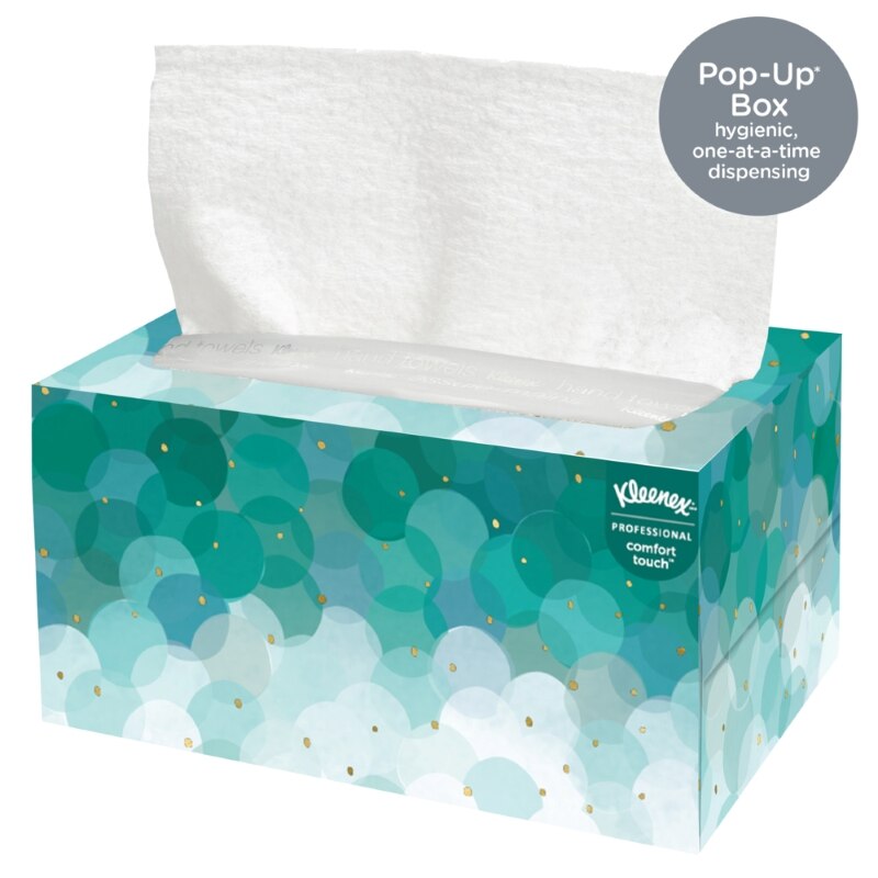 11268 Kleenex UltraSoft Hand Paper Towels, PopUp Box, 1260/case