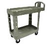 4500-88 HD 2-Shelf Utility Cart with Lipped Shelf (Small), BEIGE.jpg