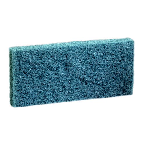 3M Doodlebug Blue Scrub Pad 8242, 4.6x10, 5/box