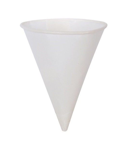 NexDay Supply 7014CDN Paper Cone Water Cup, 4 oz., White