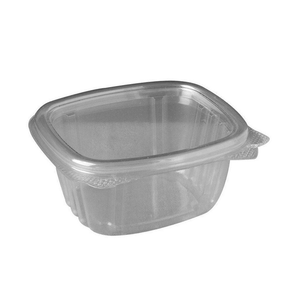 Genpak 6 oz. Clear Hinged Deli Container - 100/Pack