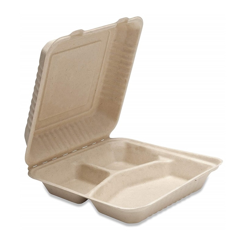 Foam Clamshell Takeout Containers Pulp Hinged Clamshell Containers
