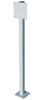 909-100 Frost Heavy Duty Ash Bin Pedestal, Polyester Finish