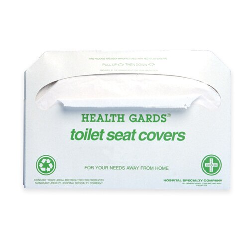 GREEN5000 Health Gards Recycled Toilet Seat Covers, 5000/case
