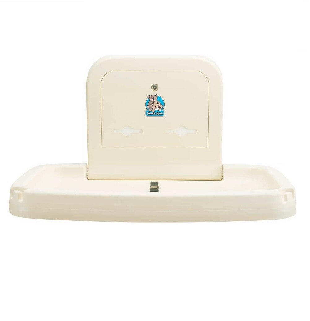KB20000 Koala Kare Horizontal, WallMounted Baby Changing Station, Cream