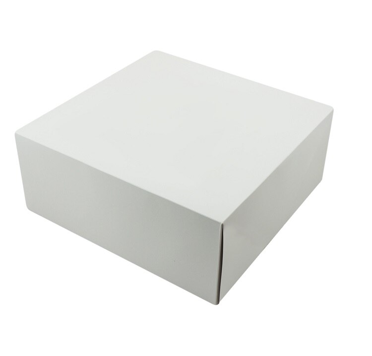 12x12x6" Corrugated Cake Box, 150BFlute, 1Piece, Die Cut, 50/case