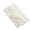 White Unwrapped Regular Straws